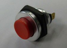RED HORN PUSH BUTTON SWITCH, SPADE CONNECTORS; FOR VARIOUS TRACTORS