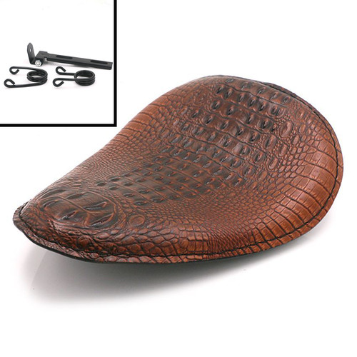Brown alligator solo bobber - brown,