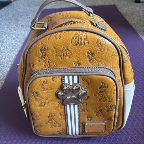 Disney loungefly dogs brown - disney,