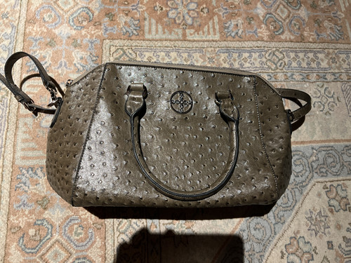 Stauer brown embossed ostrich - brown,