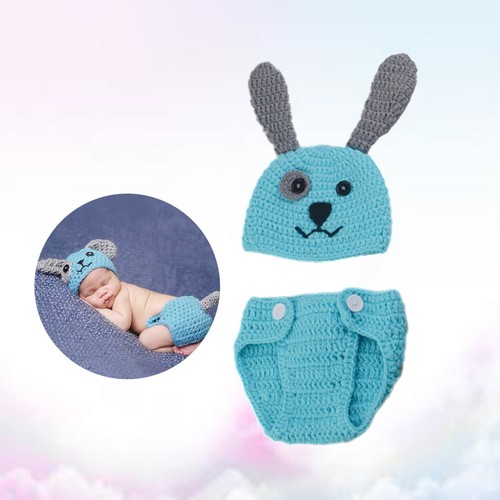 Baby photo props blue newborn - photo,