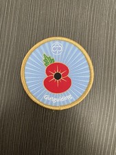 Girlguiding Rememberance Day Cloth Badge - Girl Guides