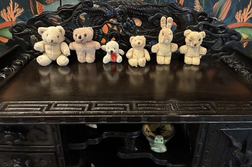 Vintage teddy bears couple - bears,,