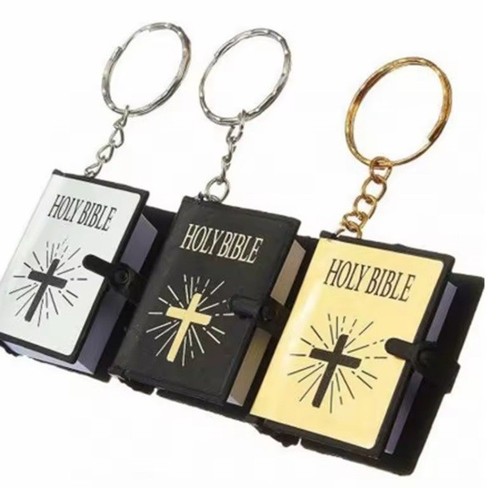 Mini bible keyring keychain - bible,