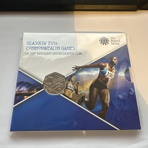 2014 royal mint - 50p, glasgow