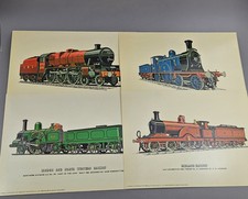 Vintage british locomotive - british,