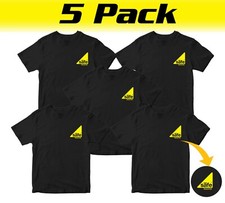 5 Pack Gas Safe Register T-shirt Engineer Work Staff Men Plumber Gas Fitter Top