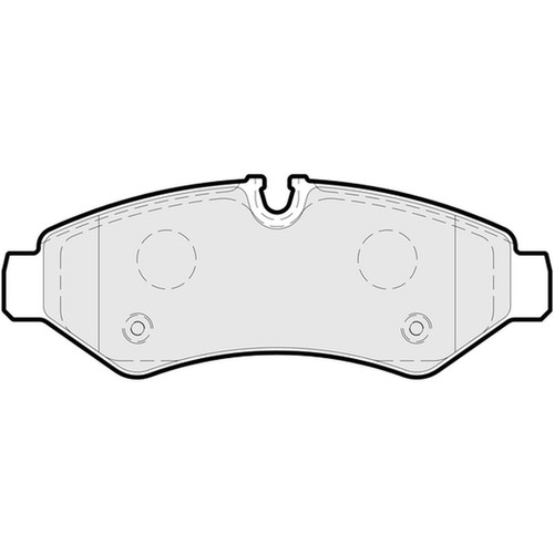 Brake pads set - set, for