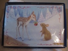 16 NIB Christmas Cards Bunny