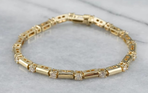 14k yellow gold finish - yellow, 4ct