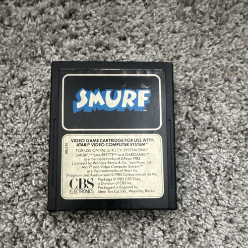 Cbs electronics smurf atari - cbs,