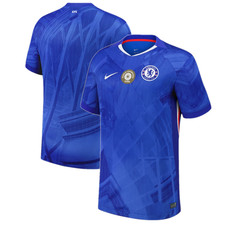 Chelsea Men's Football Shirt Nike Home World Champions Top - New