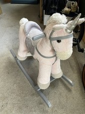 Rocking Horse Unicorn – Pink Grey Ride On