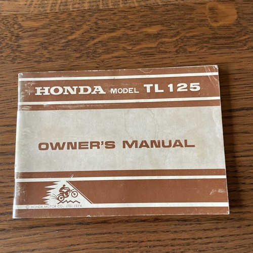 Honda tl125 trials 125 - tl125,