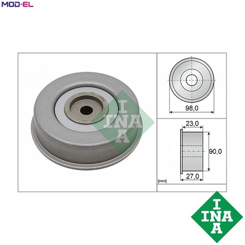 Deflectionguide pulley vribbed - deflectionguide,
