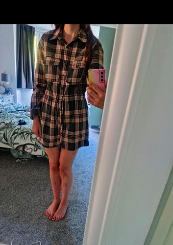 Missguided grey pink plaid - missguided,