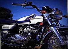 A4 Metal Sign Norton Commando