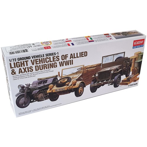 Academy light vehicles - 1/72,