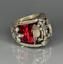 Sterling Silver Ruby Ring
