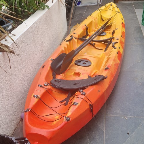 Orange yellow sit - orange/yellow, kayak