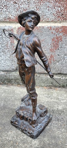 Bronze statue antique - statue, 13.5"