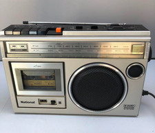 Panasonic National RX-1650 Boombox Stereo Radio Cassette Maintained Rare  USED