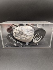 Race worn knee slider signed - race,