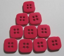 10 x SQUARE Deep Pink Colour