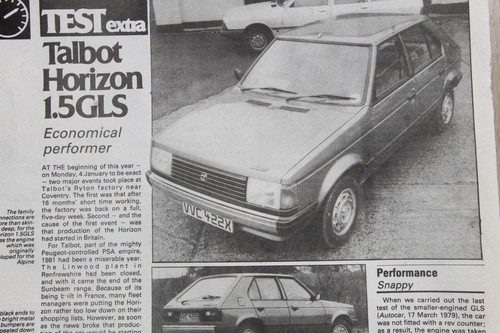 Original 1982 autocar mag - original,