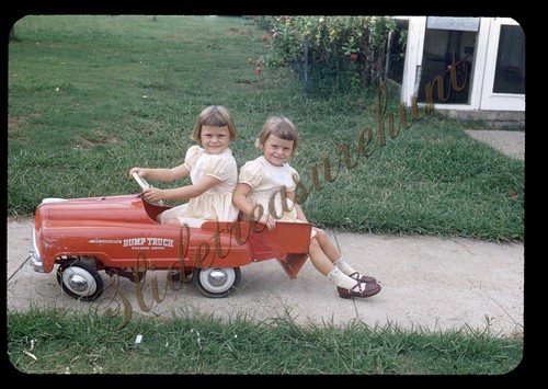 Twin girls dump truck pedal - twin,