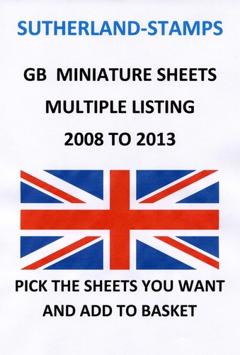 Mint miniature sheets mnh - sheets,
