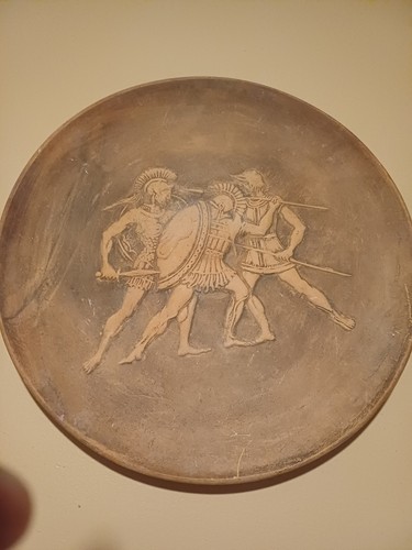 Vintage greek hoplite warrior - ,