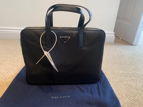 Prada nylon leather trimmed - re-nylon,