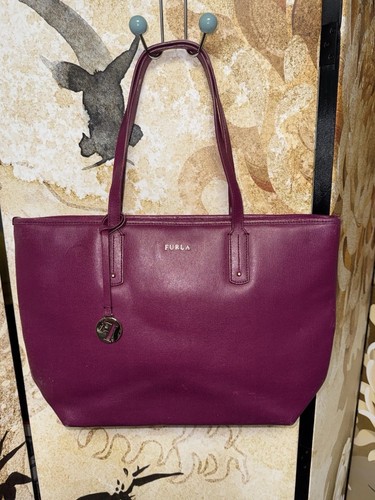 Furla womens purple leather - purple,
