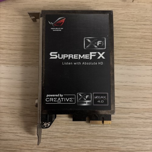 Asus supremefx rampage - asus, x-fi