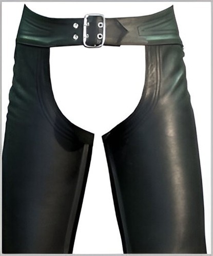 Premium leather biker - leather, chaps