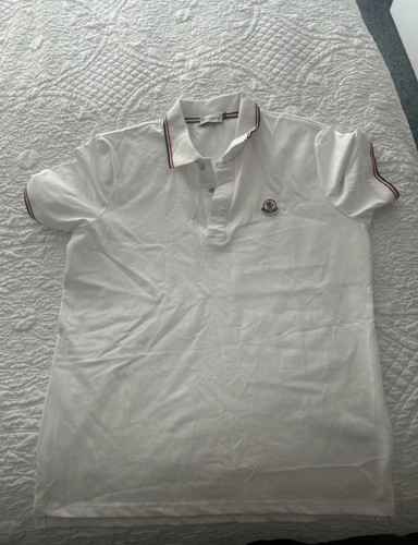 Moncler men white polo - moncler, men's