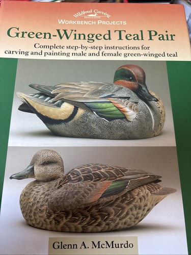 Green winged teal pair - green-winged, by