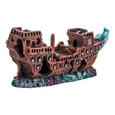 LARGE 2 Piece Galeon Shipwreck