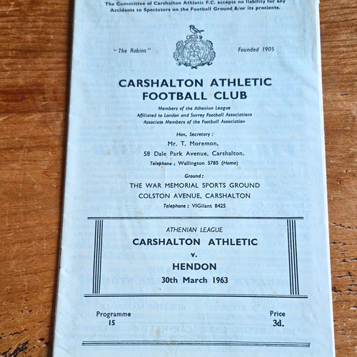 Carshalton athletic hendon - athletic,
