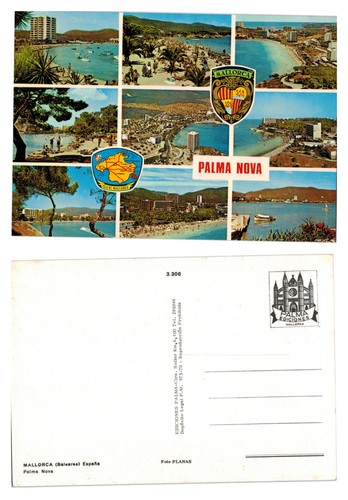 Vintage postcard palma nova - postcard,