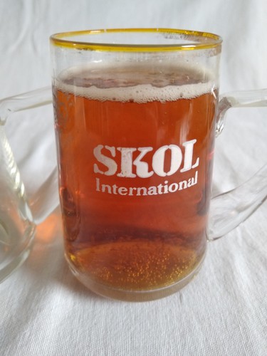 Skol half pint - skol, glass