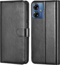 For Motorola Moto g06 g05 g04 G06 Case Leather Flip Wallet Stand Phone Cover