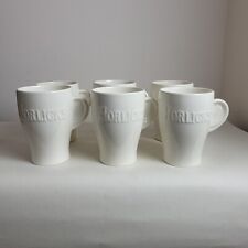 Royal Winton 6 X Horlicks White Ivory Tea Coffee Mugs Cups Eared Vintate 1930s