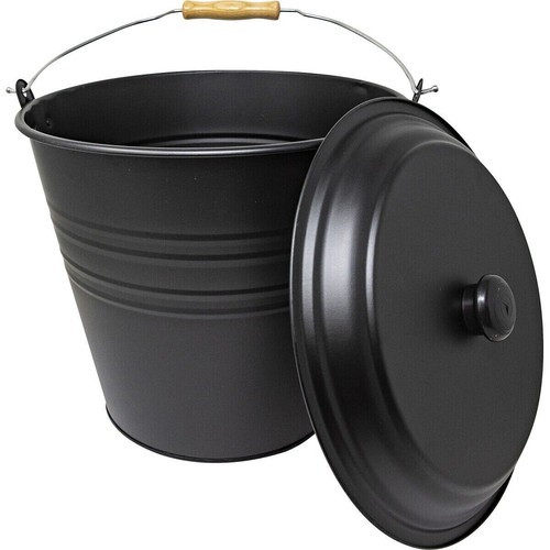 12l metal ash bucket - ash,