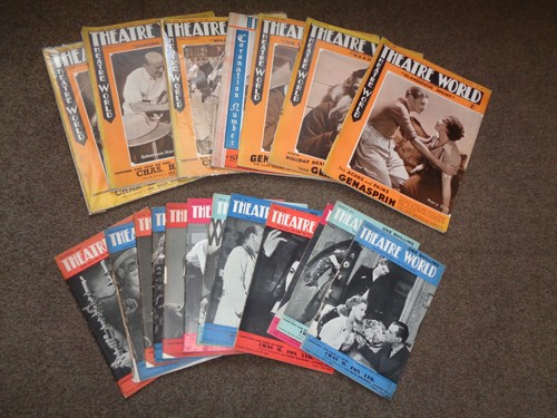 Theatre world lot of 19 - world,