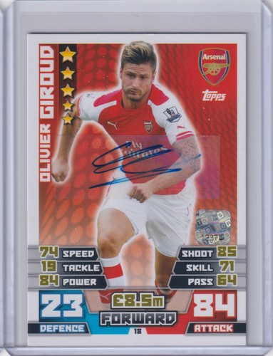 Topps match attax card - match,