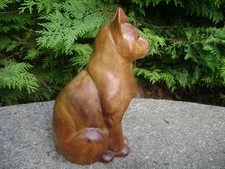 vintage SCULPTURE of a CARVED