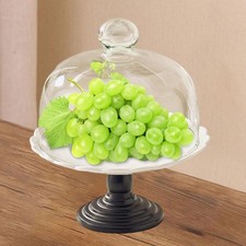 Cake Stand with Glass Dome Lid