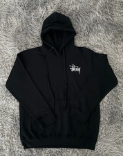 Stussy Black Hoodie Size S